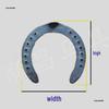 Speed Horseshoe Forged Steel 24 Studs for Training and Breaking-in Racehorses by Qileide Zhu
