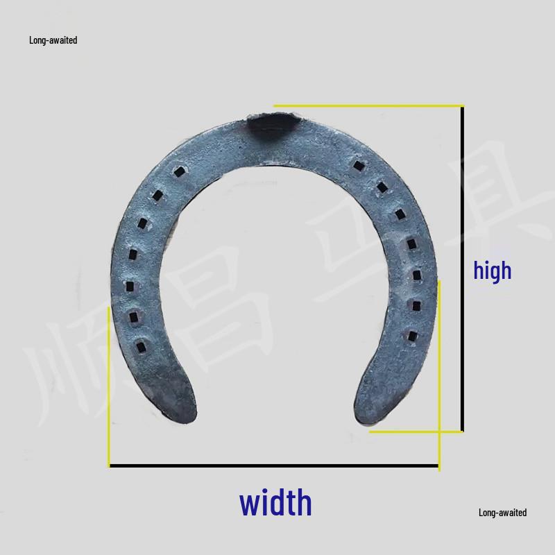 Speed Horseshoe Forged Steel 24 Studs for Training and Breaking-in Racehorses by Qileide Zhu