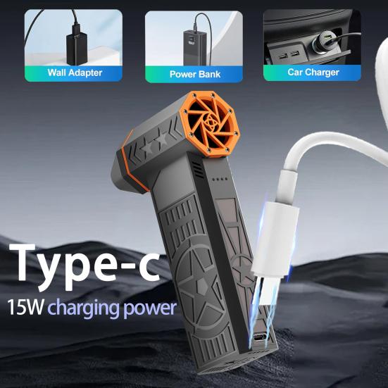 Kabelloser Laubbläser Heißluft Schneeschmelzer mit bürstenlosem Motor Doppelnutzung Schweres Schneeräumgerät für Innen und Außen