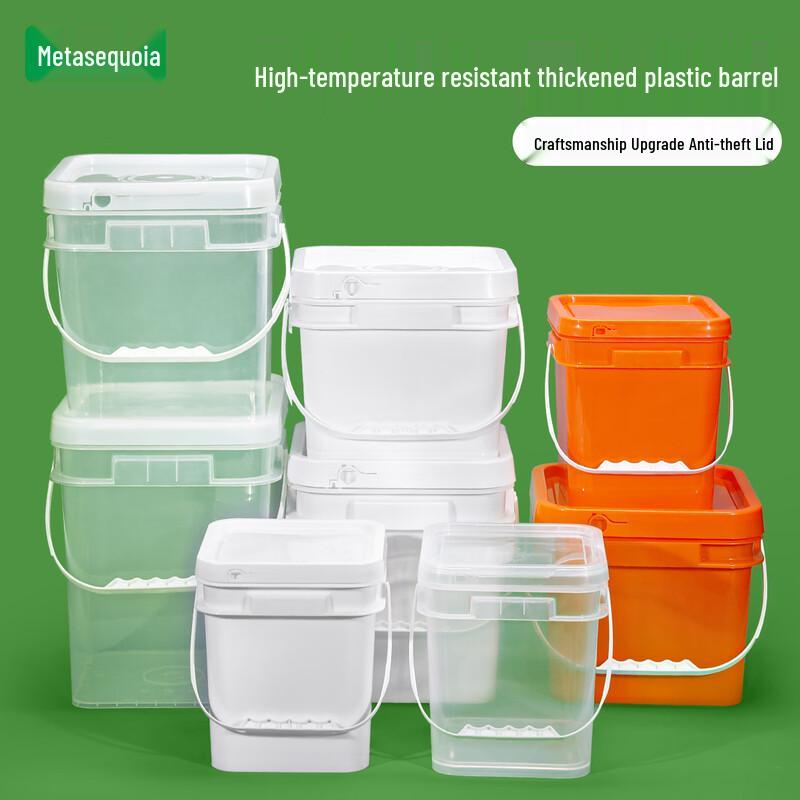 Food Grade Square Plastic Storage Bucket 10L