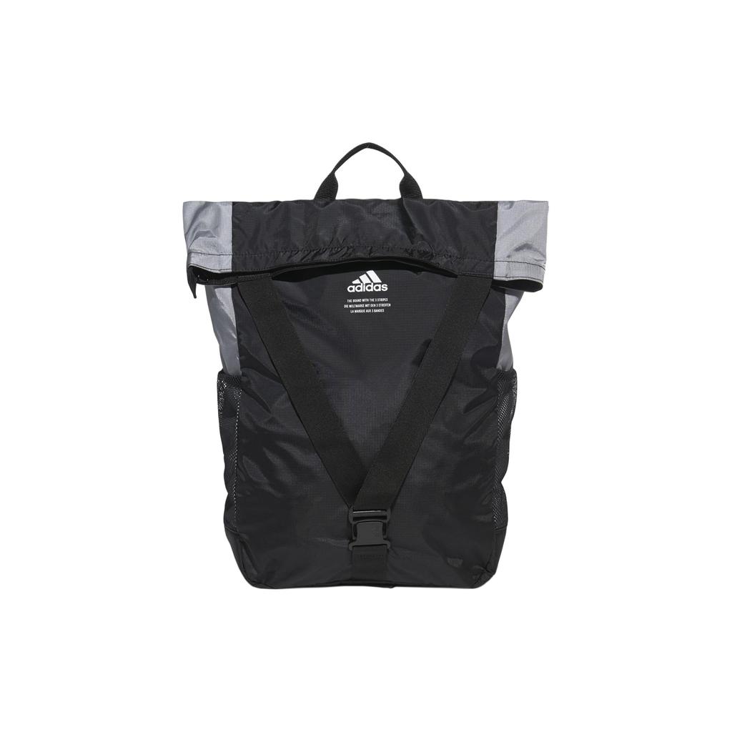 New Adidas Polyester Handbag, Laptop Bag, Backpack Regular Unisex Black Gray Patchwork GL0894