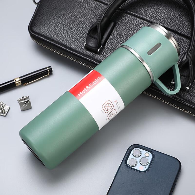 Xiaoyueya 304 Stainless Steel Insulated Bottle with 3 Lids Gift Set