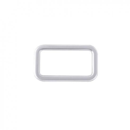 Back Door Tailgate Handle Cover Trim 1X For Benz GLC X253 Silver Steel 2016-