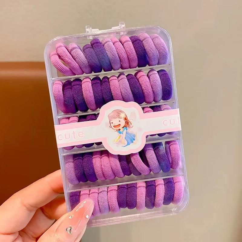 Colorful Children s Hair Accessories Boxed Hair Ties Elastic Bands Girls Hair Accessories Hair Bands Hair Accessories