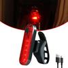 USB Rechargeable LED Bike Tail Light Bright Bicycle Rear Cycling Safety Flashlight 4 Light Mode Options