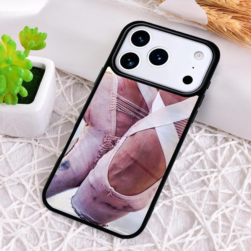 Ballet Shoe Phone Case for iPhone 17 Air 16 15 11 12 14 13 Pro Max Shockproof Cover