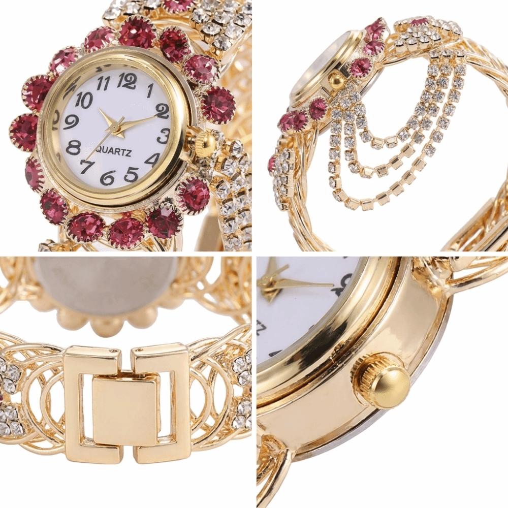 Roségoud Roségoud Armbandhorloge Verstelbaar Dameshorloge Delicaat Damespolsuurwerk Dagelijkse Uitstapjes