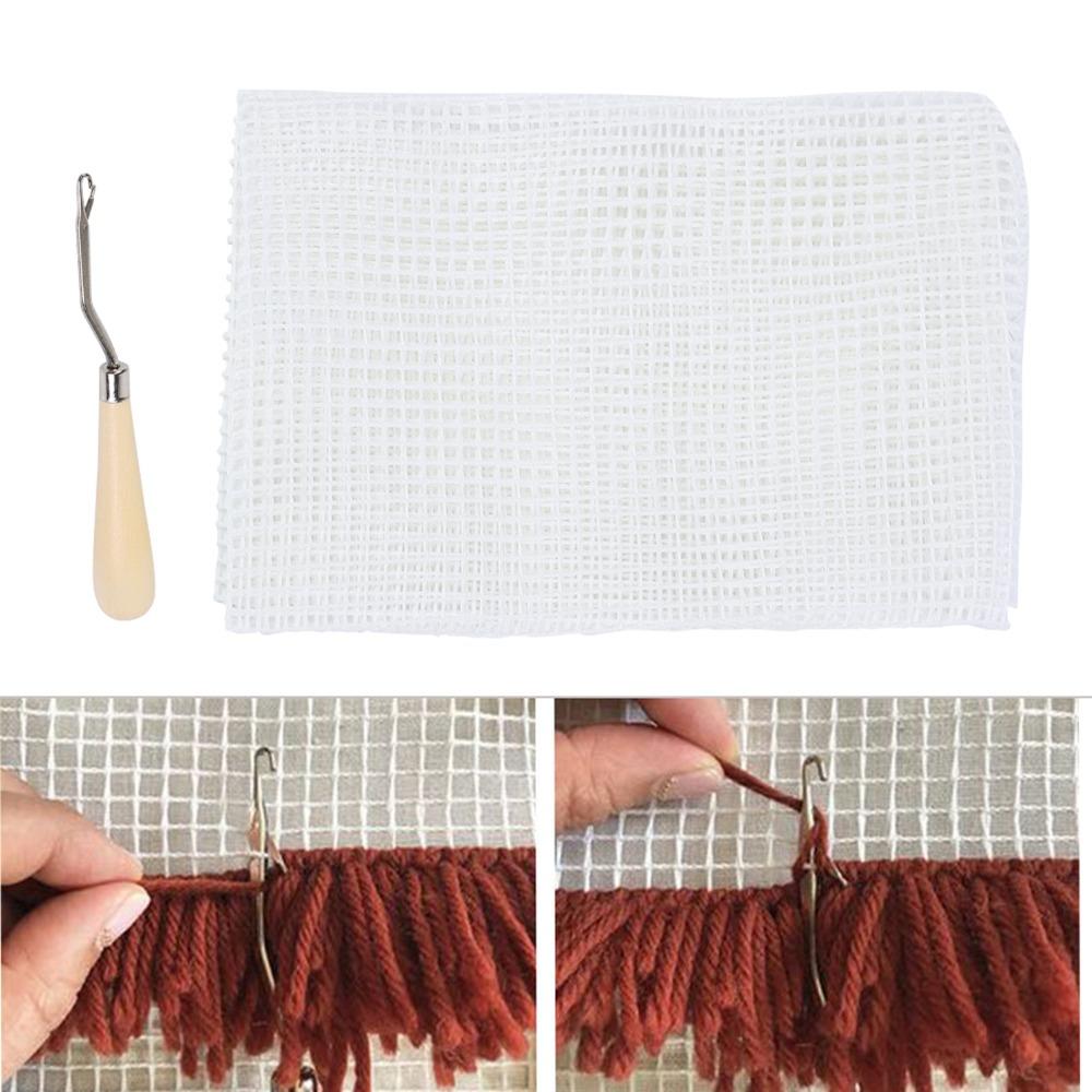 Canvas Mesh Rug Making Mesh Latch Hook Included Crocheting Tools Latch Hook Tool Household DIY