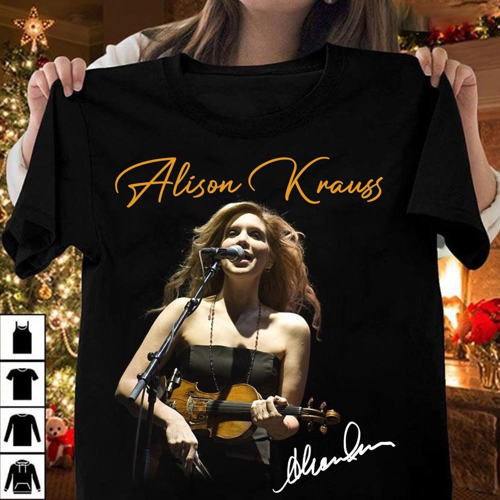 SALDI Alison Krauss Live Regalo Per i Fan Maglietta Unisex Tutte le Taglie