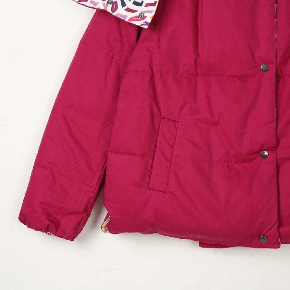 Oilily Reversible Pattern Down Jacket Owdfajp007