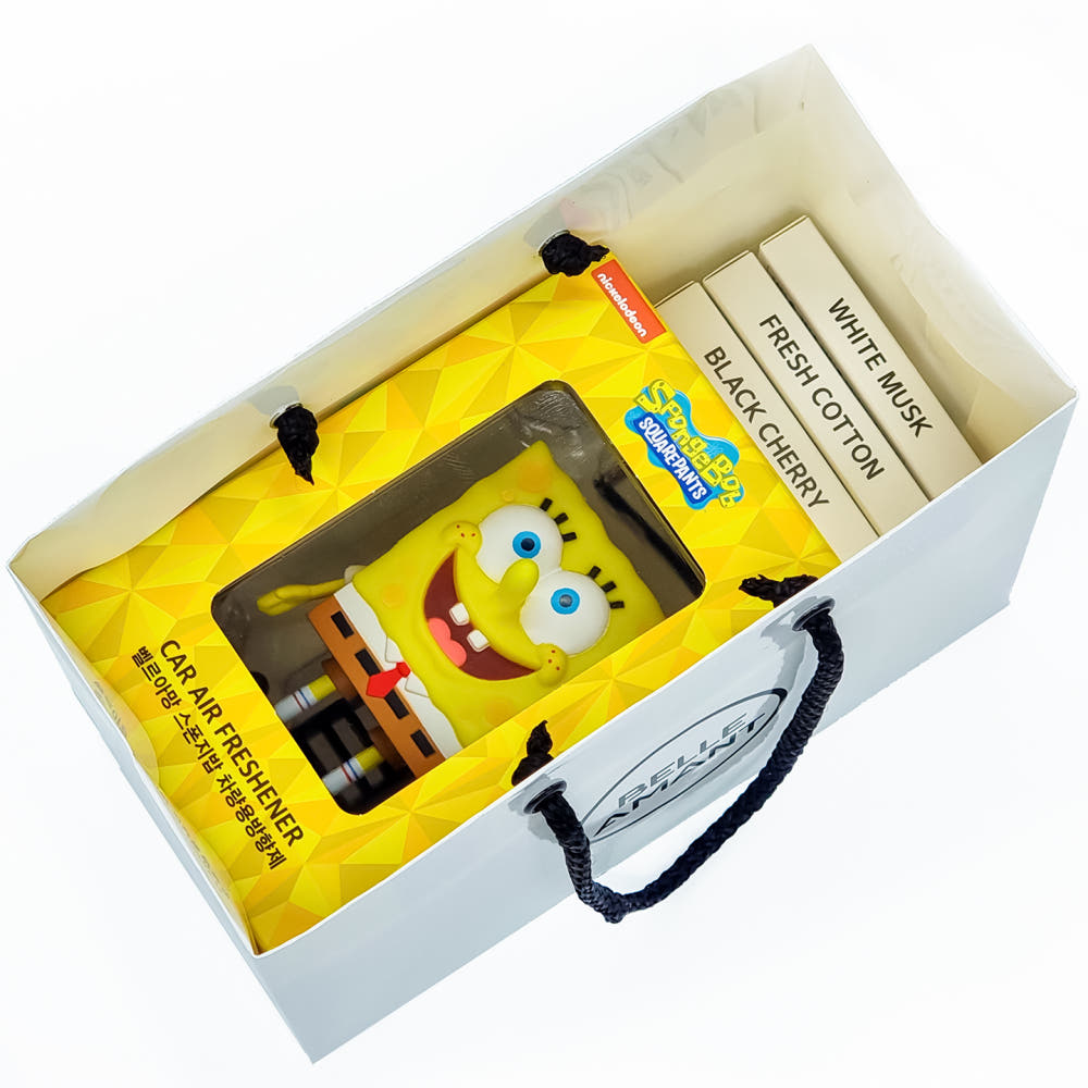 [BelleaMant] Spongebob Charakter Auto Lufterfrischer Lüftungsschlitz Diffusor Spongebob