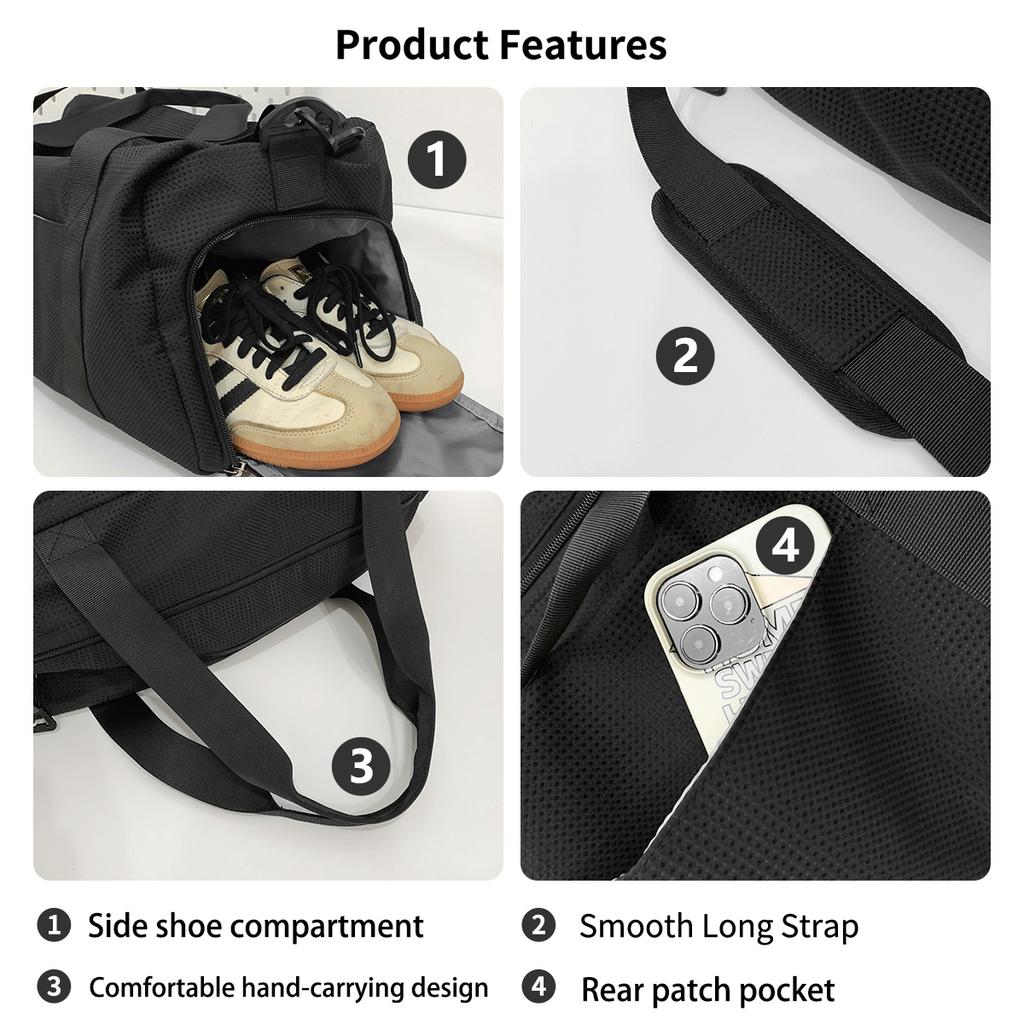 Draagbare Reistas voor Korte Afstanden, High-End Fitness Tas, Modieuze Draagbare Grote Capaciteit Eenvoudige Zakelijke Reizen Bagage Tas Opbergtas