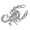 Stilvolle 1Pc 3D Lustige Coole Metall Überzug Skorpion Auto Körper Dekor Aufkleber Abzeichen Aufkleber Auto Aufkleber