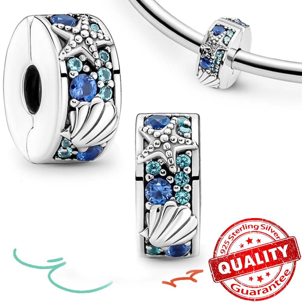 Copper Starfish Beads & Butterfly & Dragonfly Dangle Charm Fit Snake Bracelet Boutique Necklace Blue Pendant Gift