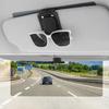 Magnetischer Sonnenbrillenhalter für das Auto mit Sonnenblenden-Brillenclip Brillenaufhänger Tragbarer Ticketkartenclip Blendschutz-Sonnenblendenplatte