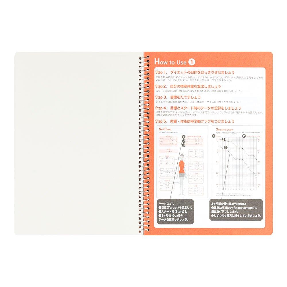 DESIGNPHIL MIDORI HF Diary Diet Planner A5 26154006 3-Month