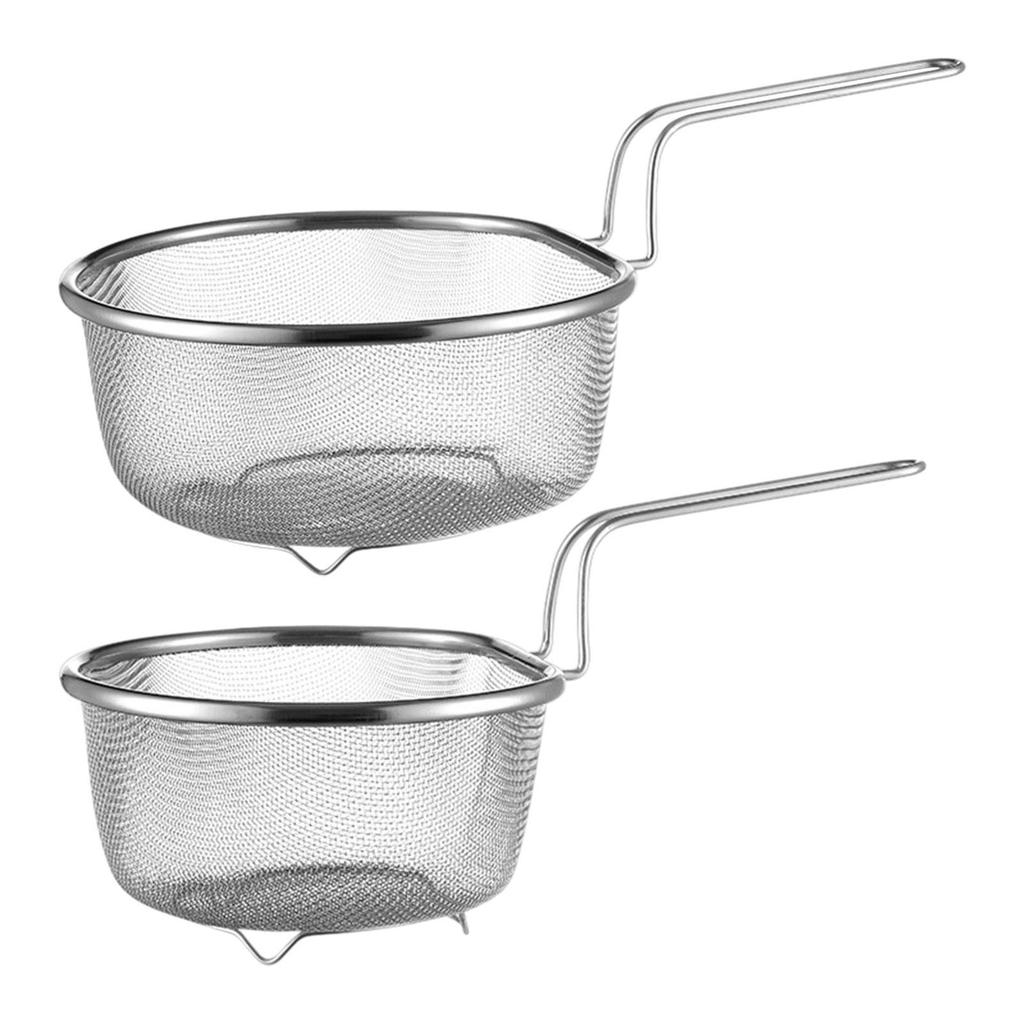 Spaghetti Strainer Basket Multifunctional Noodle Draining Basket Deep Fry Basket for Salads Vegetables Fruit Pasta Strain