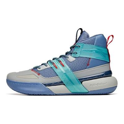 Speed Battle 4 High-Top Basketball Shoes Men Sneakers Blue Gray 112041605-7