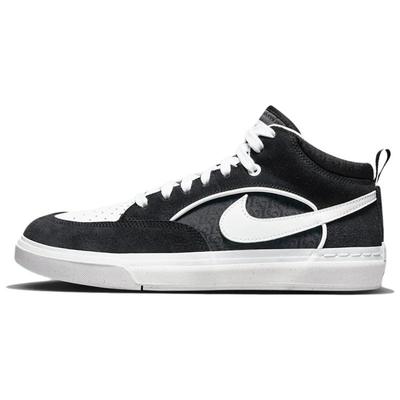 SB React Leo Μαύρα Λευκά Παπούτσια Σκέιτμπορντ DX4361-001