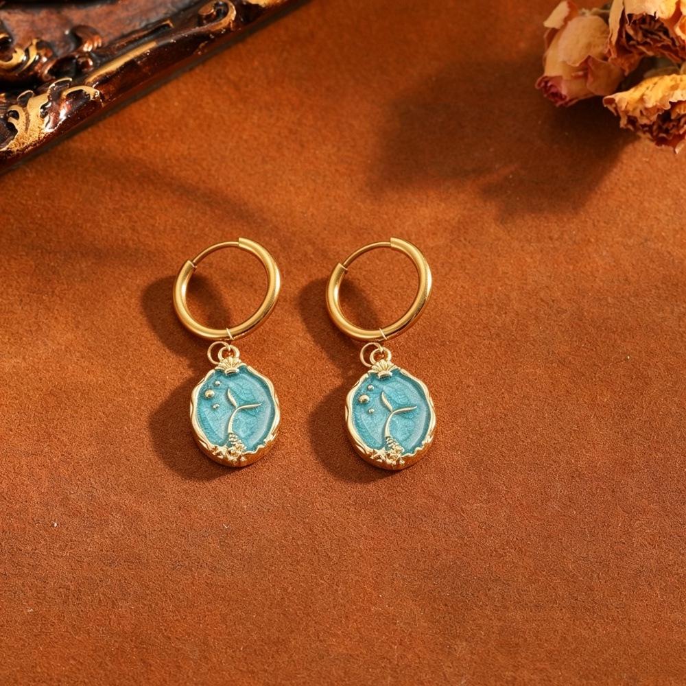 Summer Ocean Series Earrings: Starfish, Sea Turtle, and Mermaid Tail Designs for Women.