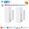Smart WiFi Wireless Door Sensor Smart Home Open Close Detector Smart Life App Control Notification Compatible with Alexa Google