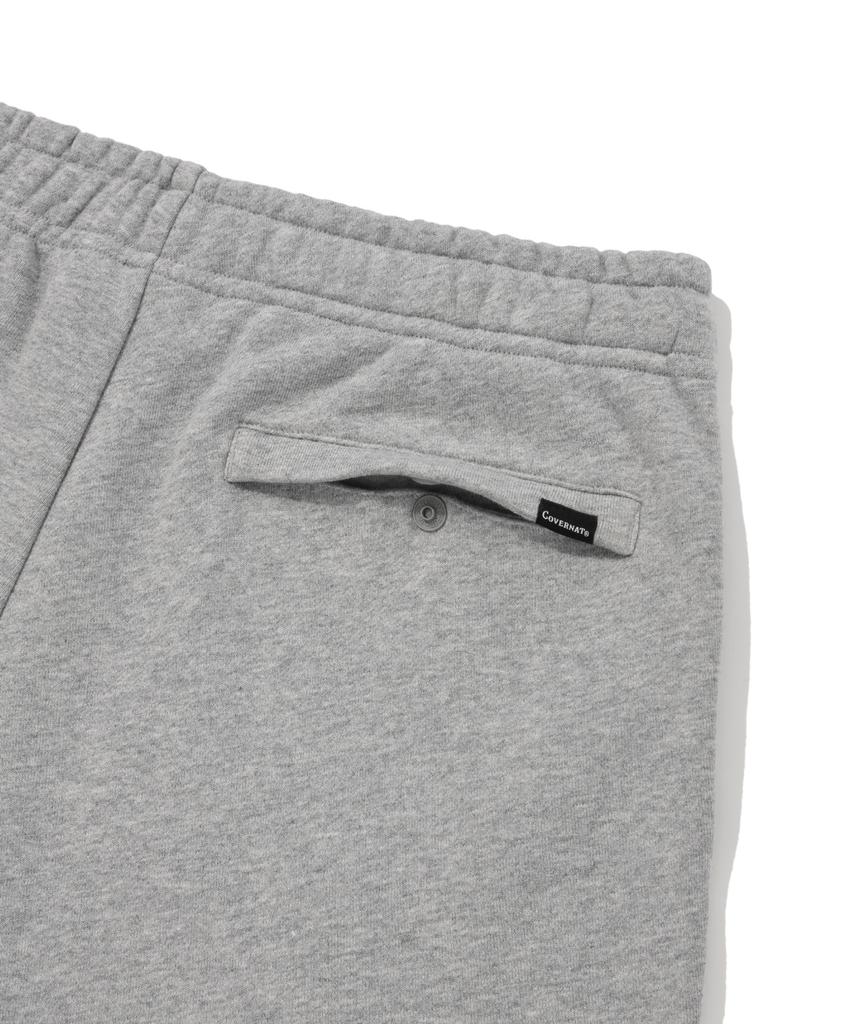 COVERNAT Boxer Fit Sweat Shorts Melange Grey