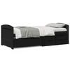 VidaXL Daybed with 5 Drawers Without Mattress IRUN Black 90x200 Cm 3314682