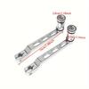 1 Pair of Premium Motorcycle Gear Shift Lever & Heel Toe Shifter for Harley FL, Road King, Electra Street, Tri Glide, Ultra Classic - Sleek Polished F