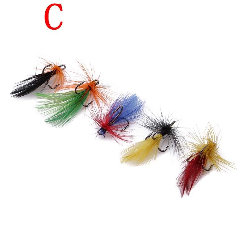 Buy 10Pcs/box Bionic Fly Fish Hook Fishing Tackle Butterfly Fishing ...
