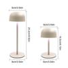 Cordless Table Lamp Rechargeable LED Desk Lamp Bedside Lamp with Detachable Lamp Pole Touch Control