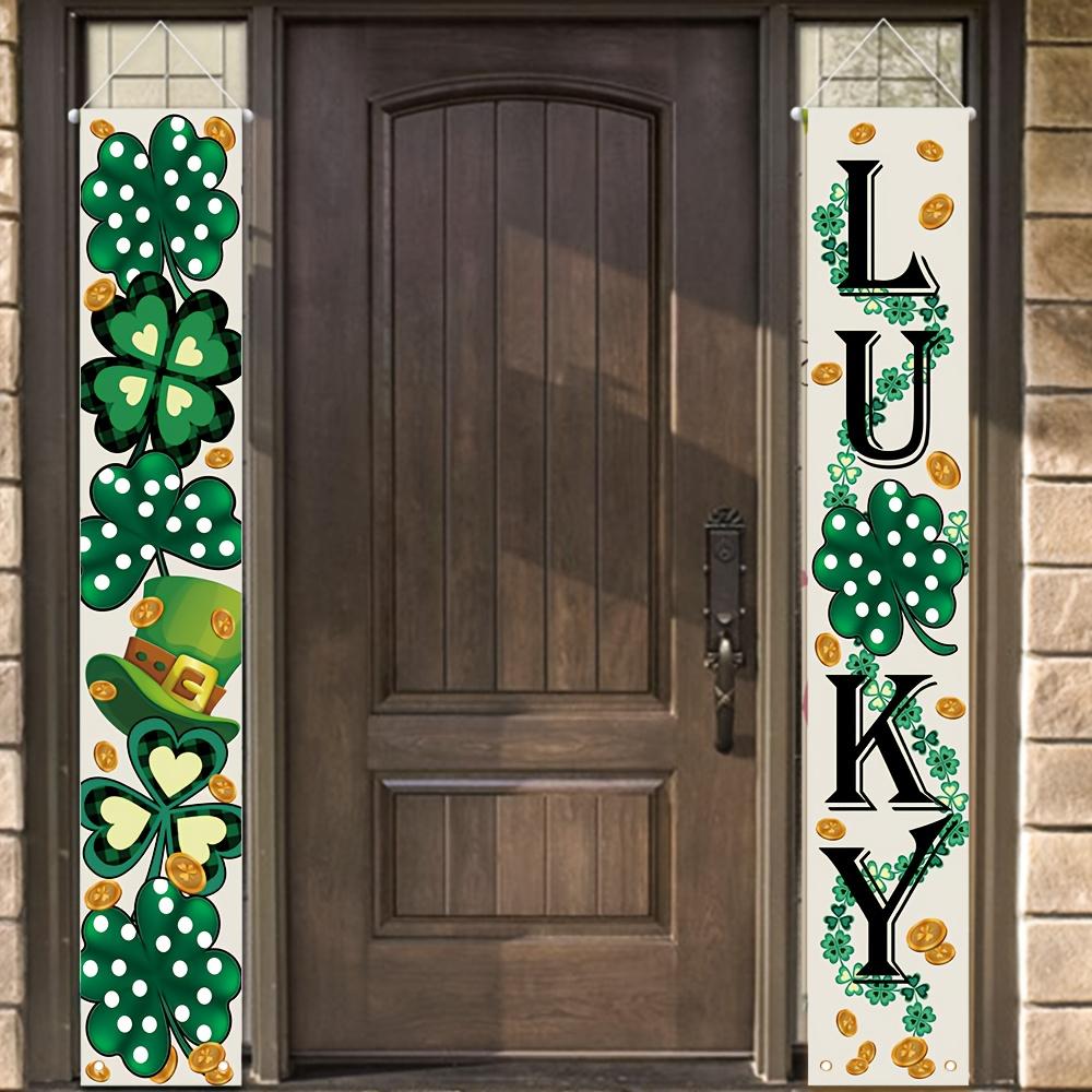 Door Banner Patrick Multipurpose Lucky Charm Eid Polyester 179.83x29.97cm Indoor Outdoor Decor