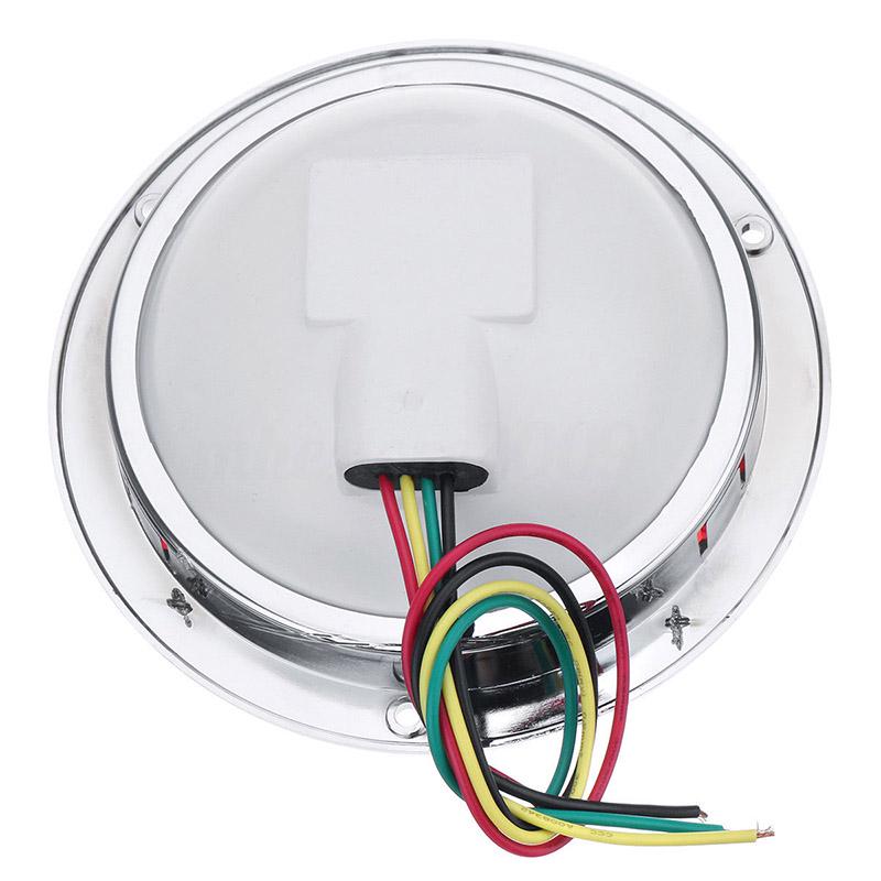 2pcs Round 19LED Truck Trailer Lorry Stop Turn Tail Brake Light Side Marker