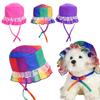 Puppy Sun Hat Breathable Sun Visor Cap Dog Sun Protection Hat Pet Hat Summer Dog Cap Dog Sunbonnet for Puppy