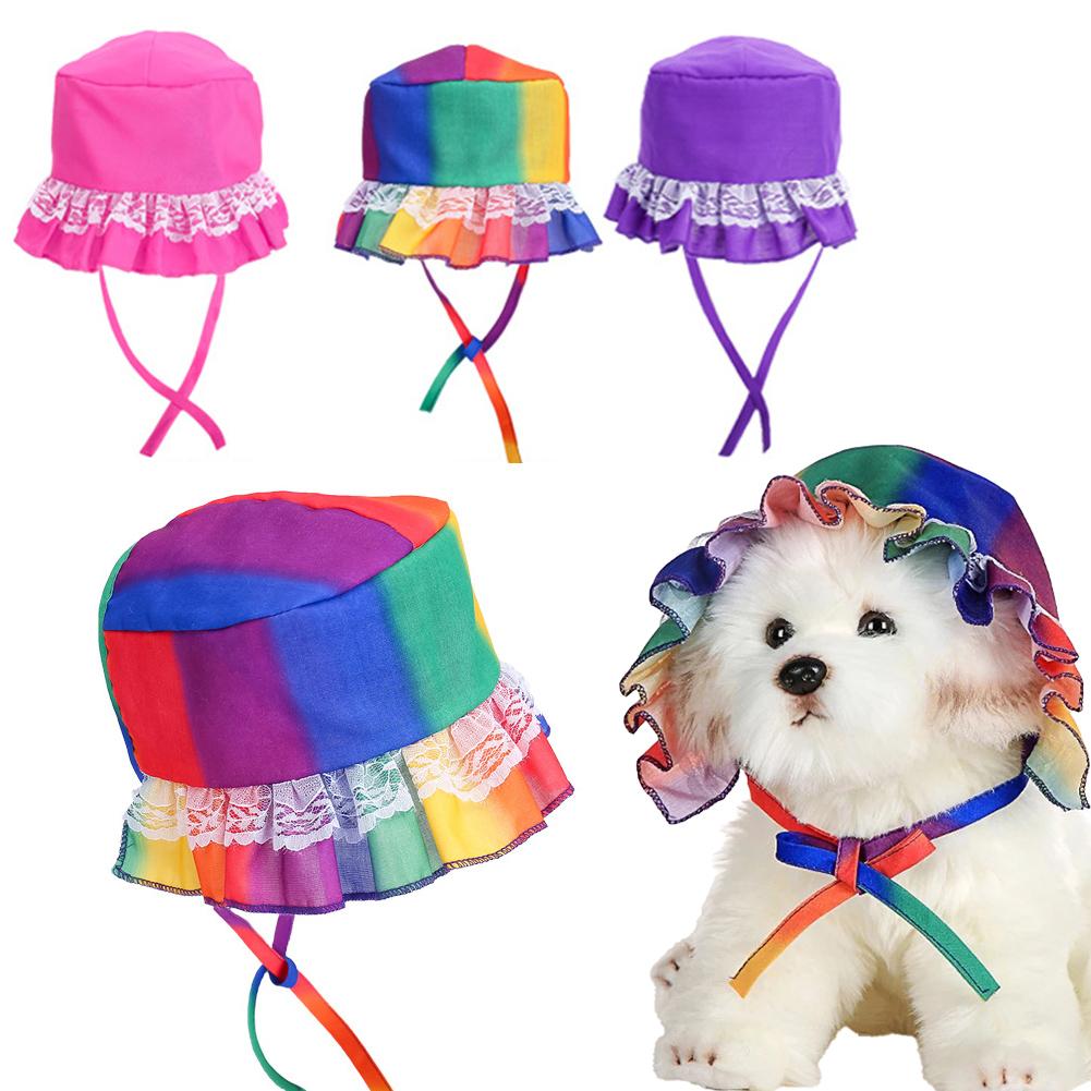 Puppy Sun Hat Breathable Sun Visor Cap Dog Sun Protection Hat Pet Hat Summer Dog Cap Dog Sunbonnet for Puppy