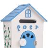 Wood Wall Mounted Mailbox Kindergarten Post Box Sturdy Functional 22x12x32cm Collection Box Decorative Outside Suggestion Box