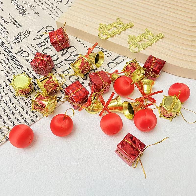 26Pcs Christmas Ball Ornament with Gift Box Christmas Tree Hanging Ornaments Christmas Decorations Home Decorations