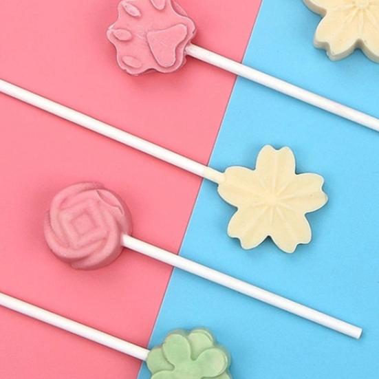 200 Bâtonnets Cake Pop Papier Alimentaire - 10 Et 15 Cm - Non Toxique - Pour Chocolats Et Desserts DIY