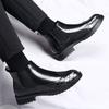 Pantofi din piele de culoare solidă pentru bărbați Brogues Primăvară Toamnă Pantofi de rochie pentru bărbați de designer nou Mocasini casual britanici la modă Bărbați
