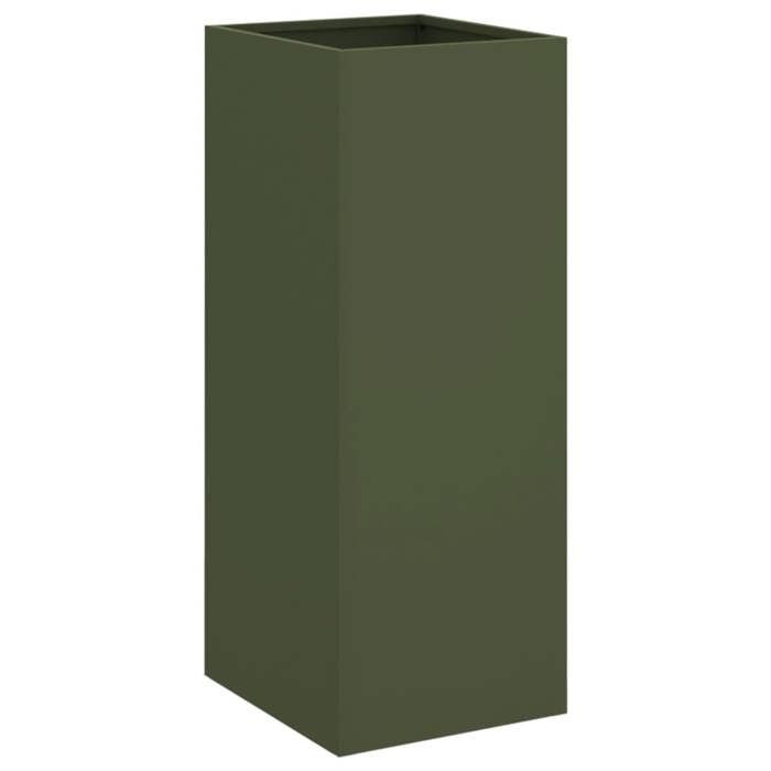 VidaXL Jardinière, Flower Box, Plant Pot, Flower Box, Raised Garden Planter for Patio Terrace, Olive Green 841574