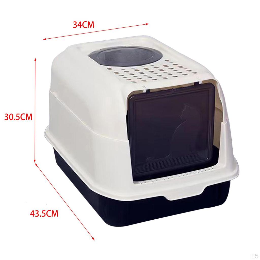 Cat Litter Tray for Kittens with Detachable Pan Indoor Use