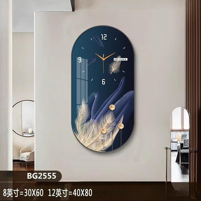 Nordic Luxury Wall Clock Living Room Household Fashion Restaurant Decorative Painting Creative Watch Wall Hanging Silent Clock
