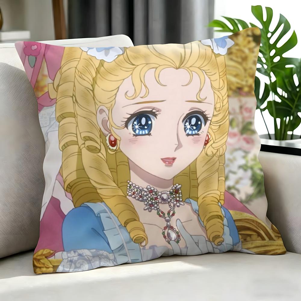Anime RRose of Versaille Cushion Cover Cushion Cover Set Pcs x x x Pillowcase Decorative Sofa Home Decor