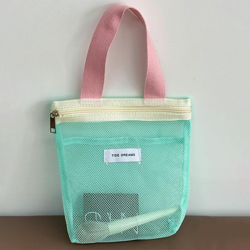 Large Capacity Breathable Mesh Travel Toiletry Bag