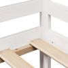 Daybed with Drawers White 90x200 Cm Pine Wood