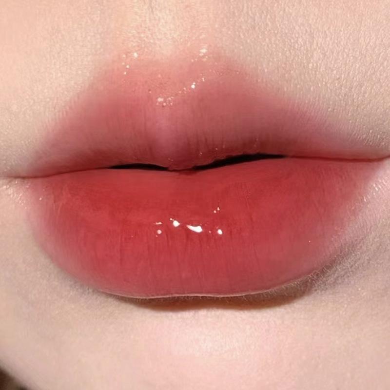 Lip Glaze, Mirror Water-gloss Glass Lipstick That Is Not Easy To Stick To the Cup, Appears Tender and Whitening, Makeup Lipstick