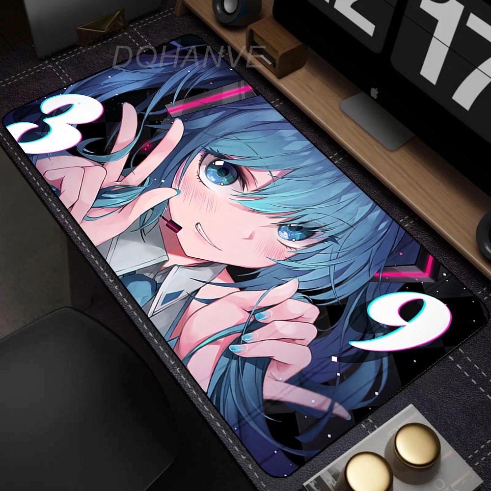 XXL Mouse Pad H-hatsune Miku Mousepads Multi Size Keyboard Pads Desk Mats Extended Mausepad Office Gaming Accessories Mousepad