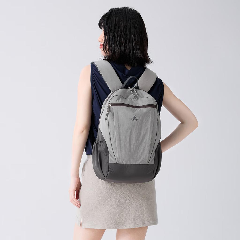 FOUVOR Hiking Backpack, Lightweight, Outdoor Sport, Casual Backpack, Travel Bag, Gray