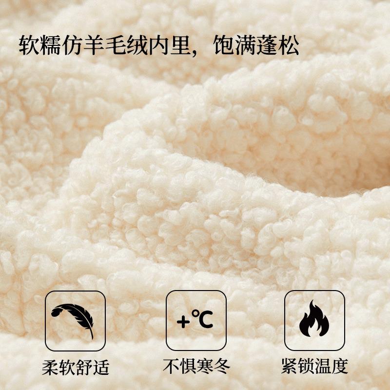 Junzhu new cotton slippers women's autumn and winter indoor non-slip plush warm home thick bottom men's winter