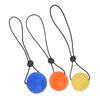Finger Exercise Ball Fitness Hand Finger Strength Stretch Training Ball for Rehabilitation(Yellow 15 Hardness Orange 20