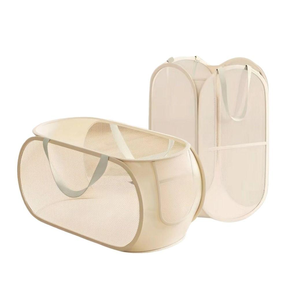 with Handle Doll Storage Basket Sub Block Design Stuffed Toys Organizer  Household Use